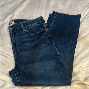 PAIGE Blue Straight Jeans Timeless Style
